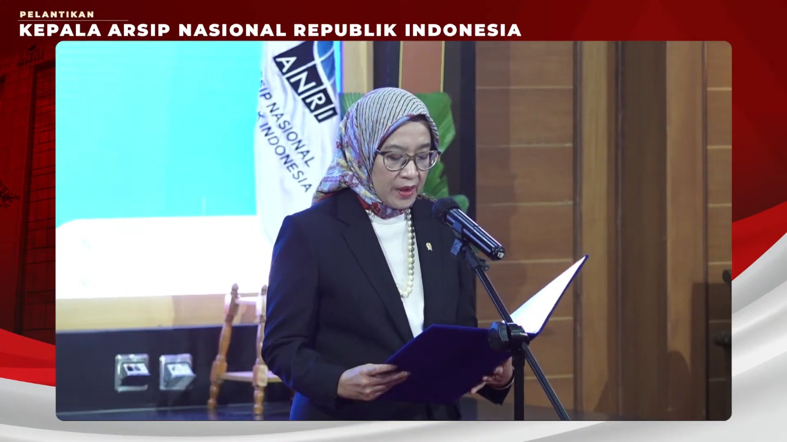 Mego Pinandito Dilantik menjadi Kepala ANRI oleh Menteri PANRB